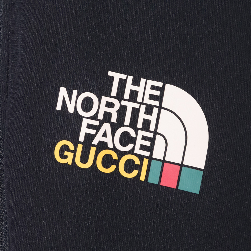 GUCCI × THE NORTH FACE Fleece Pullover Sサイズ ブラック 663909 フリース プルオーバー グッチ × ザノースフェイス_画像4