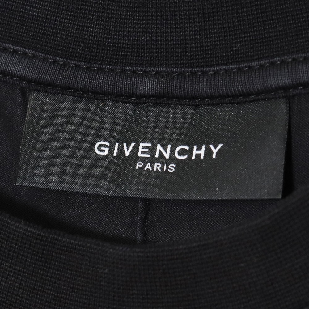 GIVENCHY グラフィックプリントTシャツ Mサイズ ブラック 13F 7316 651 ジバンシー 半袖カットソー_画像4