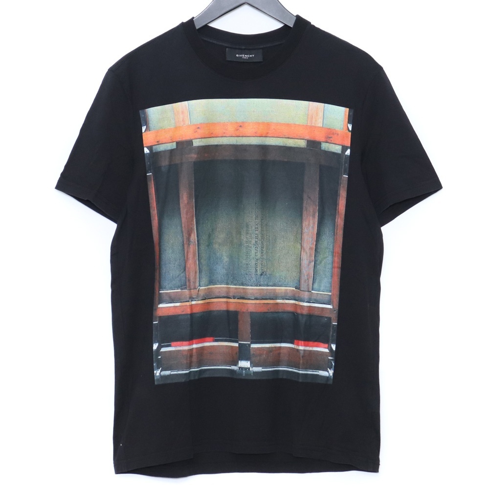 GIVENCHY グラフィックプリントTシャツ Mサイズ ブラック 13F 7316 651 ジバンシー 半袖カットソー_画像1