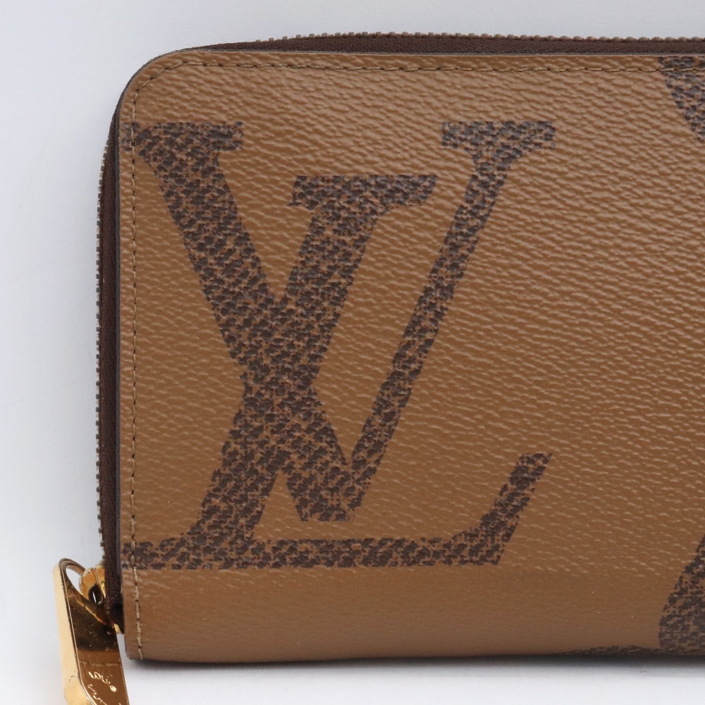 LOUIS VUITTON ジッピー・ウォレット ジャイアントモノグラムリバース ブラウン M69353 ルイヴィトン 長財布 ロング_画像3