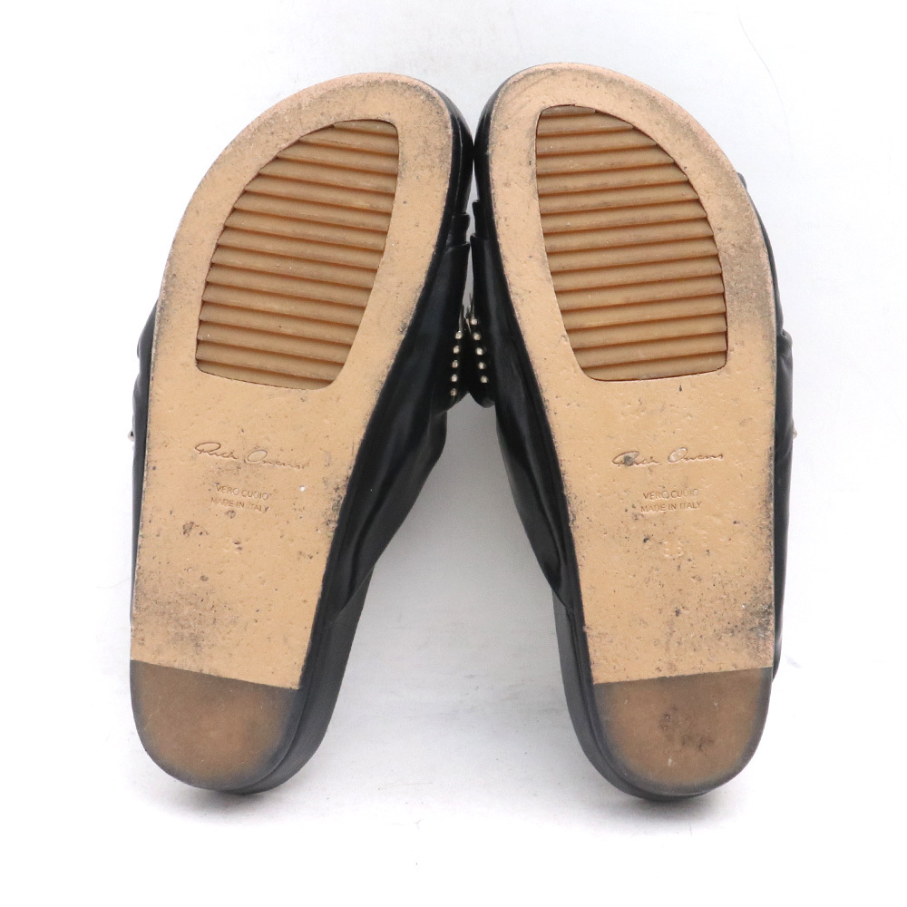 size 36 RICK OWENS leather sandals black RP1753837 Rick Owens 