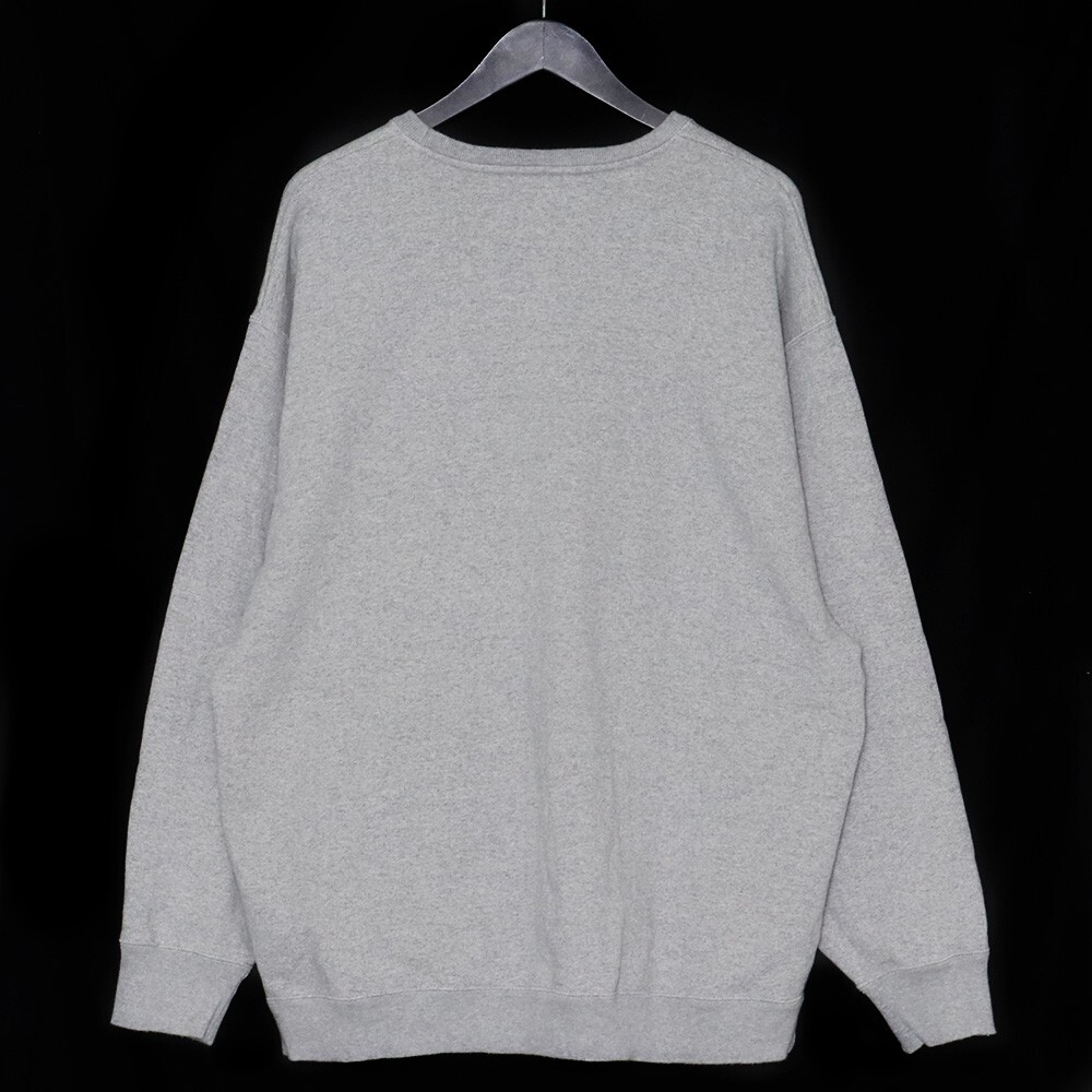 WTAPS DESIGN 01/SWEATER/COTTON.COLLEGE サイズ4 グレー 231ATDT-CSM02 ダブルタップス カレッジロゴスウェット クルーネック トレーナー_画像2