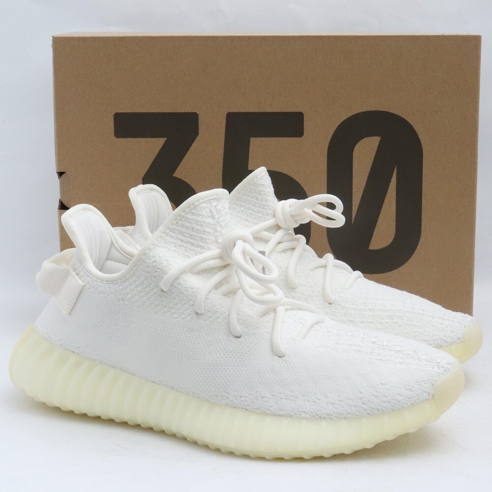 未使用 26.5cm ADIDAS Yeezy Boost 350 V2 Cream White CP9366 アディダス イージーブースト 350 クリームホワイト スニーカー_画像1