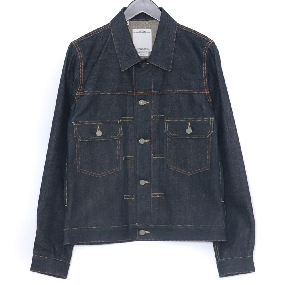 VISVIM 101 JKT UNWASHED サイズ2 インディゴ 0116305006001 ビズビム トラッカージャケット_画像1