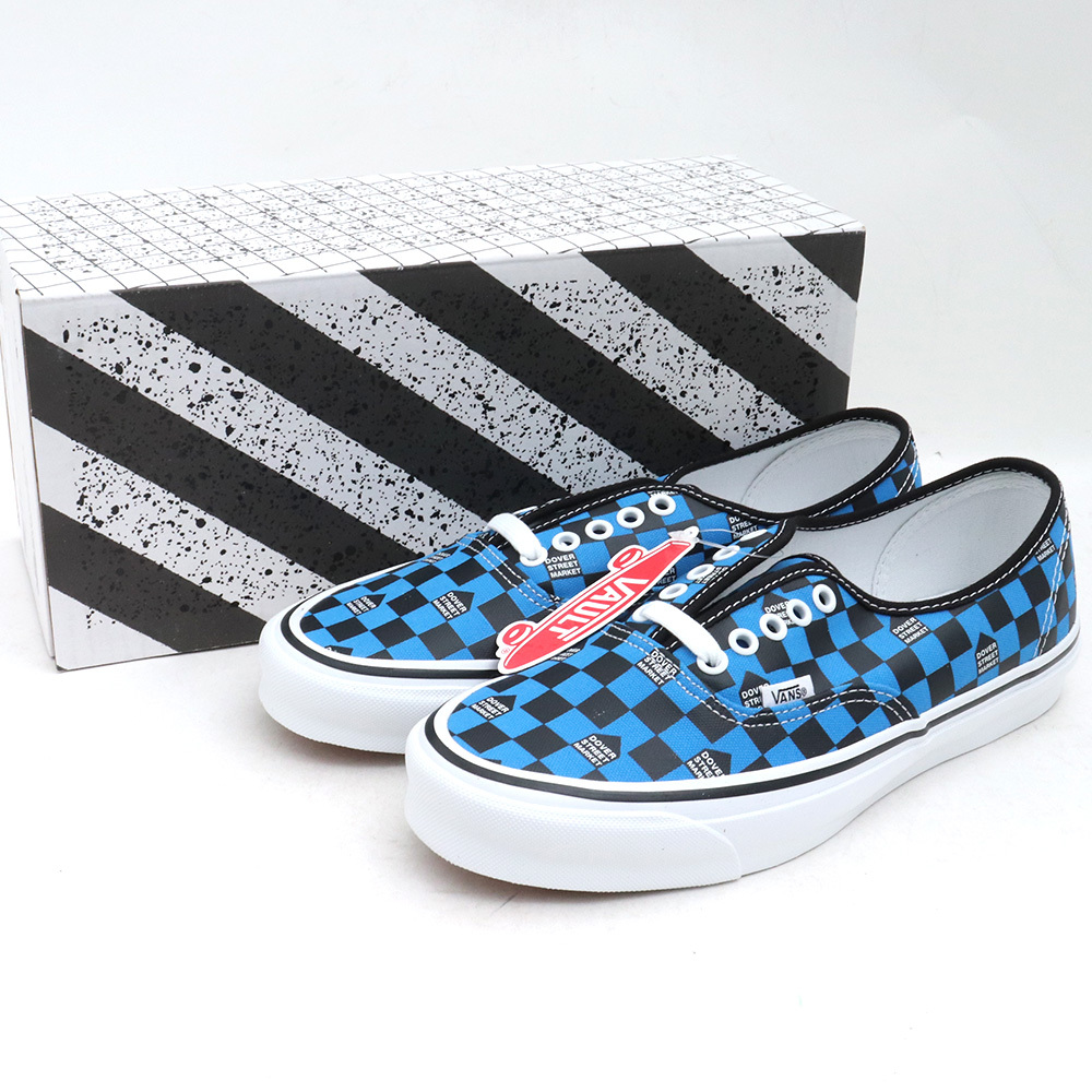 未使用 27.0cm VANS OG AUTHENTIC LX BLUE DOVER STREET MARKET スニーカー ブルー × ブラック VN0A4BV95B31 バンズ_画像1