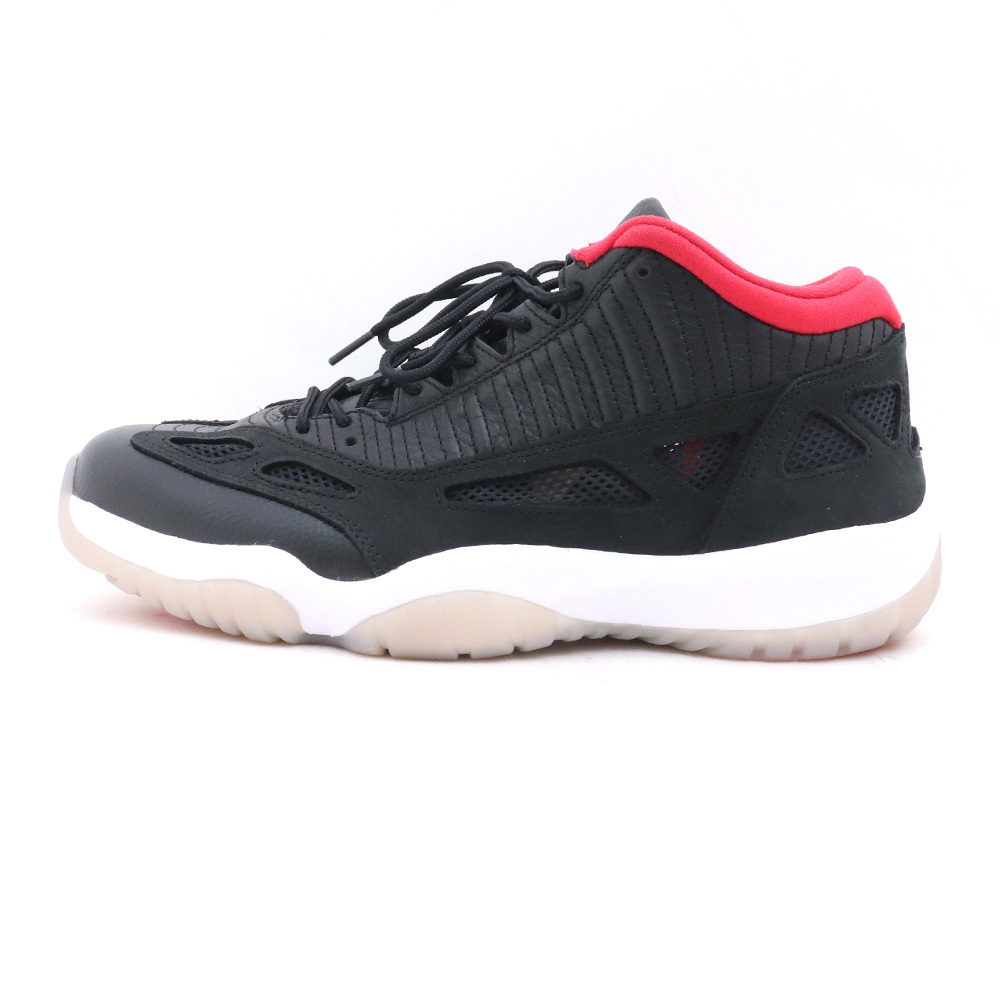 30cm NIKE AIR JORDAN 11 LOW IE BRED 919712-02 ナイキ エアジョーダン11 ロー ブレッド ブラック_画像3