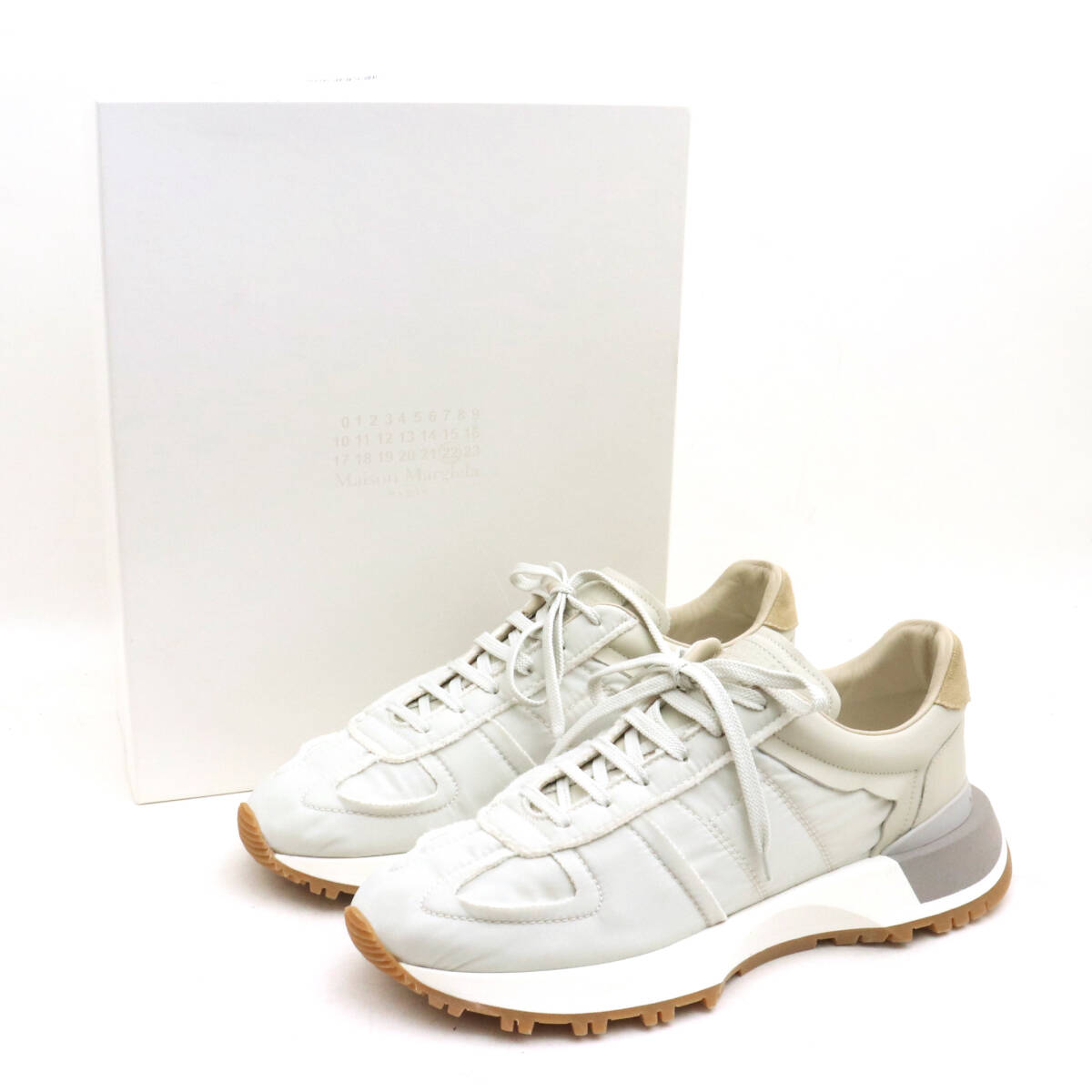 未使用 MAISON MARGIELA Runner Evolution ホワイト 43 S37WS0575 メゾン マルジェラ ランナーエボリューション スニーカー_画像8