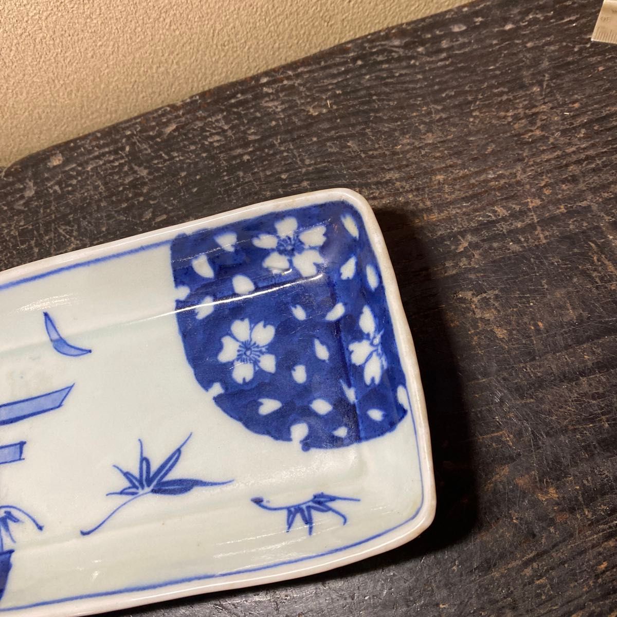 時代物 古伊万里 長皿 染付 骨董 角皿 古美術|Yahoo!フリマ(旧 時代物 古伊万里 長皿 染付 骨董 角皿 古美術|Yahoo!フリマ(旧