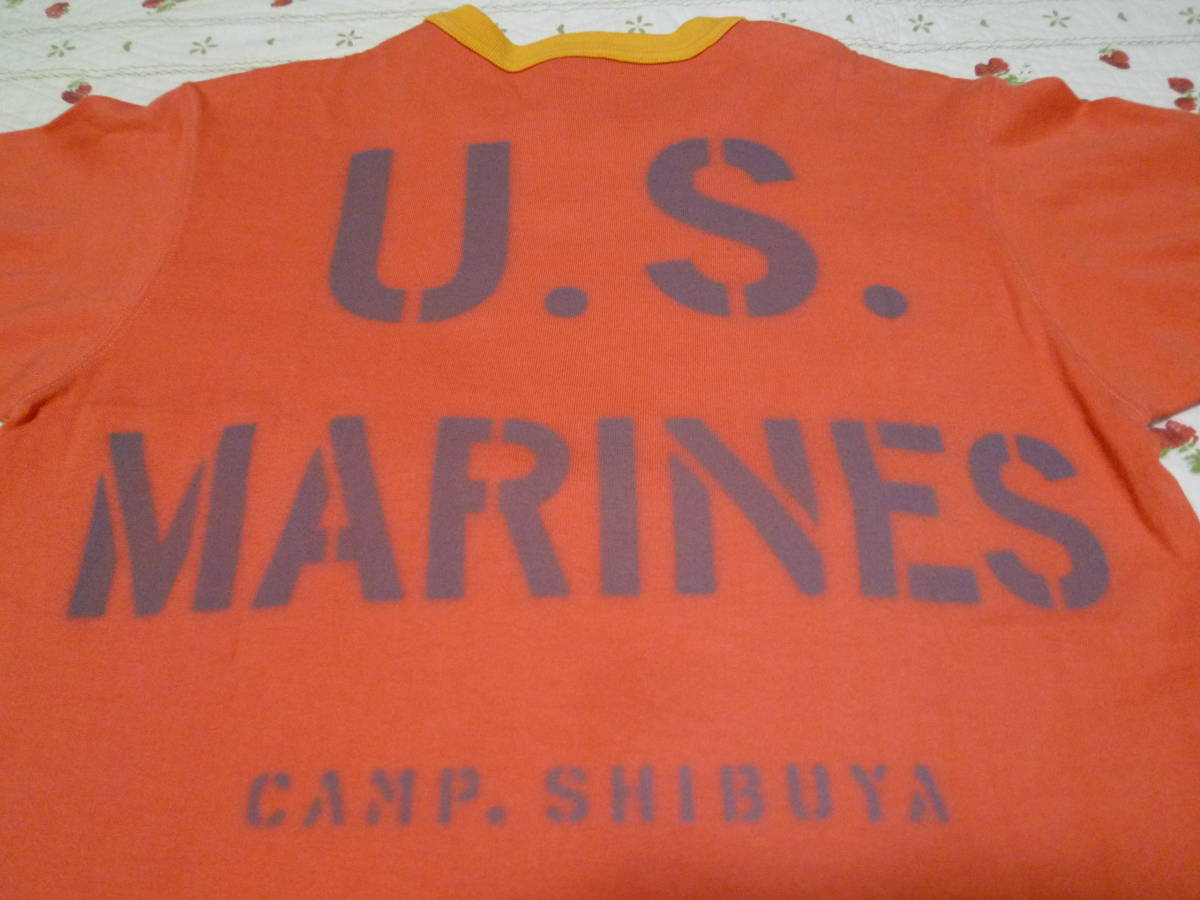 新品同様 限定　トイズマッコイ キャンプ シブヤ ベース リンガーTシャツ CAMP SHIBUYA BASE 所ジョージ_画像2