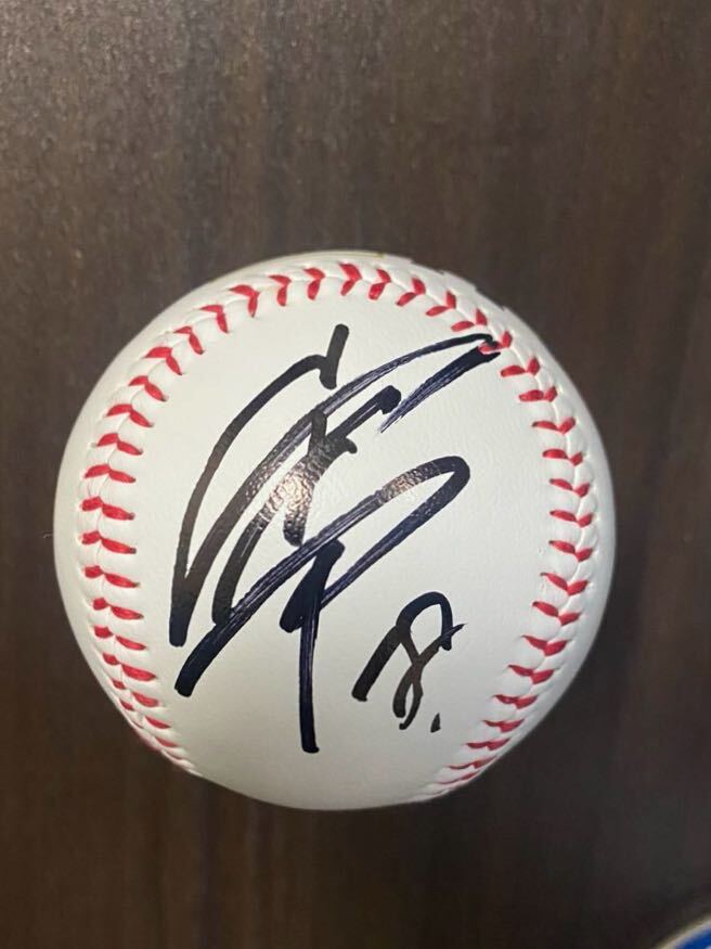  samurai Japan Orix Buffaloes doja-s Yamamoto .. player autograph autograph ball samurai Japan Logo lamp 