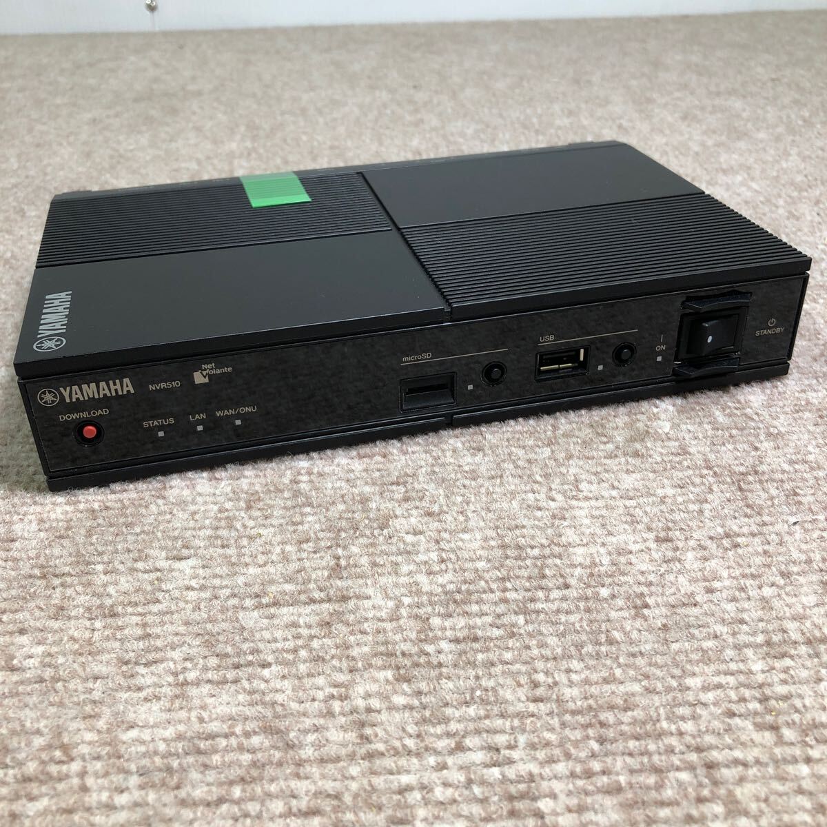 YAMAHA ヤマハ NVR510 ギガアクセス VoIP ルーター アダプター付き 通電OK 現状品_画像4