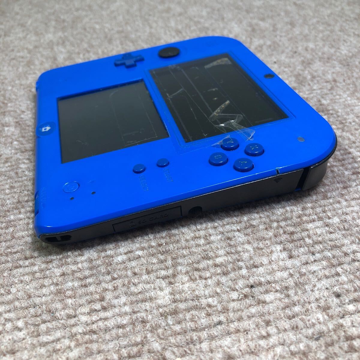 任天堂 NINTENDO 2DS WAP-002 本体 ブルー 通電OK ジャンク品_画像6