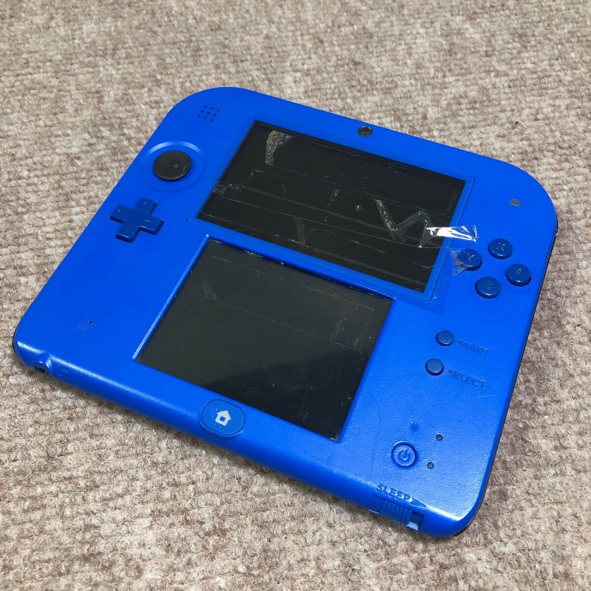 任天堂 NINTENDO 2DS WAP-002 本体 ブルー 通電OK ジャンク品_画像4