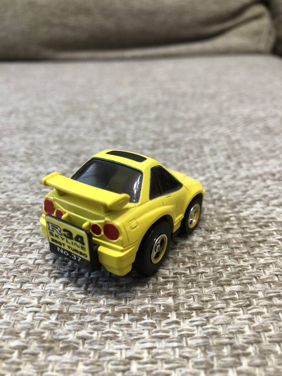 チョロＱ R34 スカイライン 25GT ターボ No.37 中古 _画像2