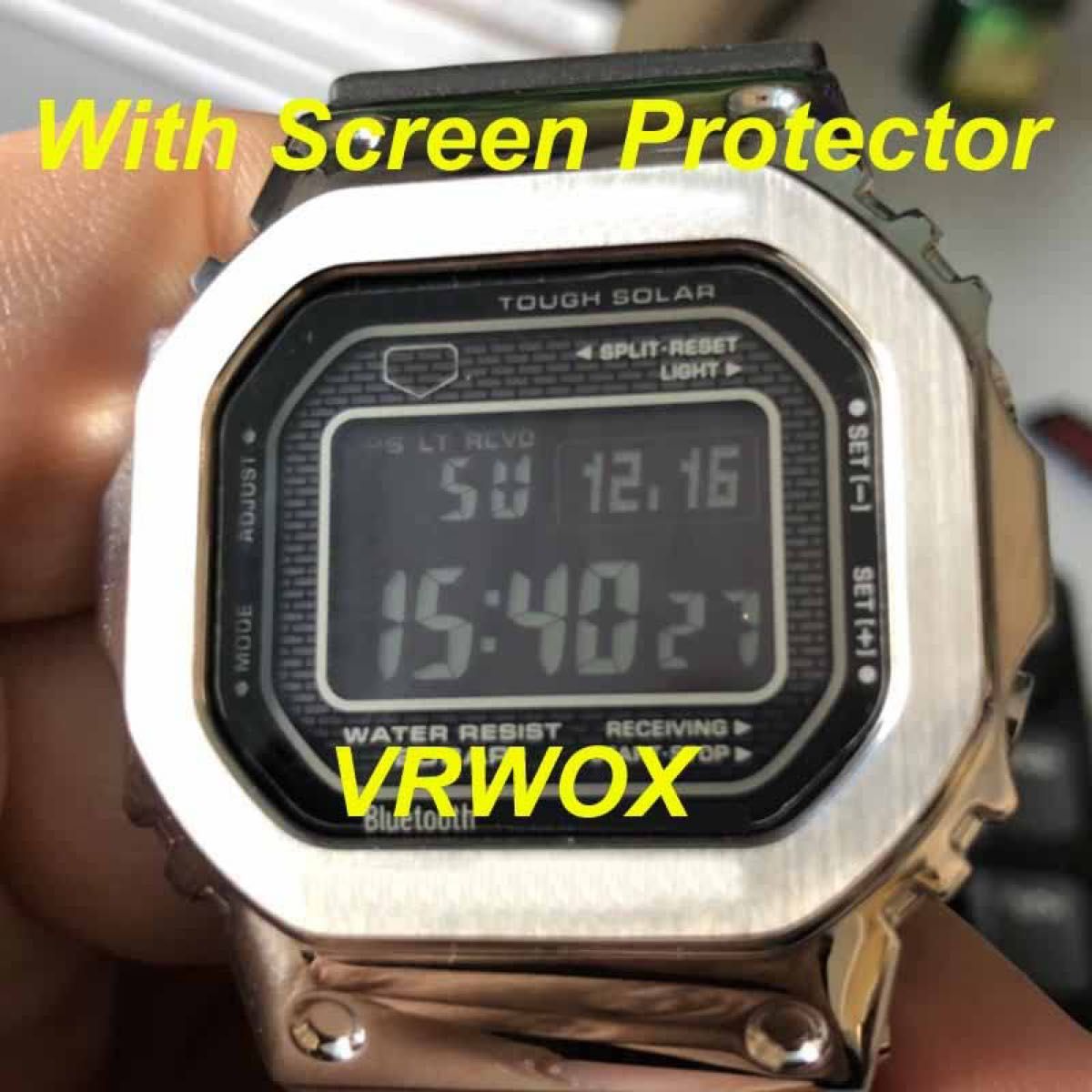 【3枚入】 GMW-B5000D-1JF 対応 腕時計 品質 液晶 TPU保護フィルム 透過率 キズ防止 気泡防止貼り付け簡単
