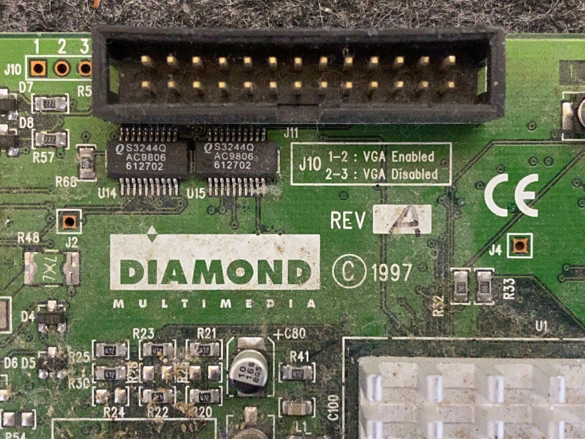 【送ゆうパケ250円】Diamond Multimedia　Fire GL 1000 Pro (3Dlabs Permedia2搭載) 4MB AGPグラフィックボード ※未チェック_画像7