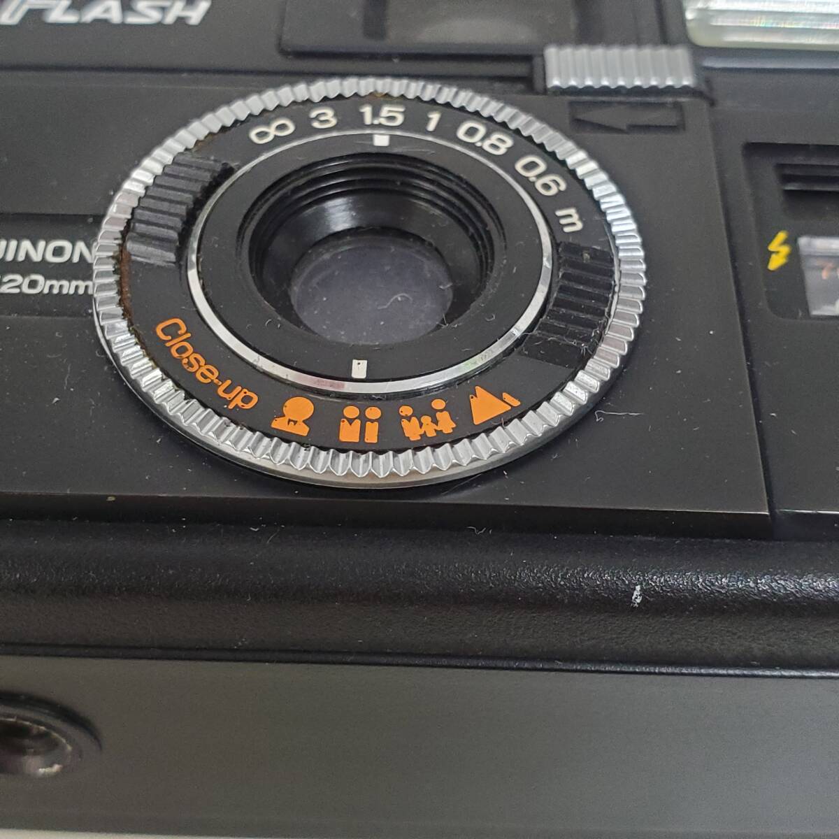 0309-202□ジャンク ポケットフジカ POCKET FUJICA 450 FLASH フィルムカメラ FUJINON wide 20㎜ 動作未確認 簡易梱包_画像6