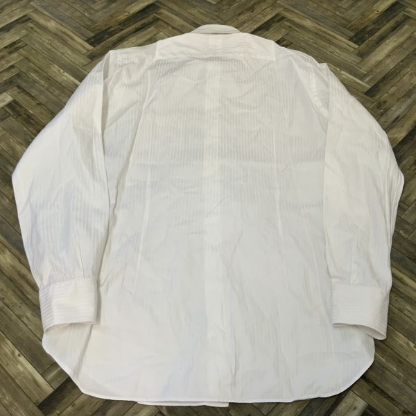 ヤM1963 ホワイト タケオキクチ 長袖 ドレスシャツの画像3