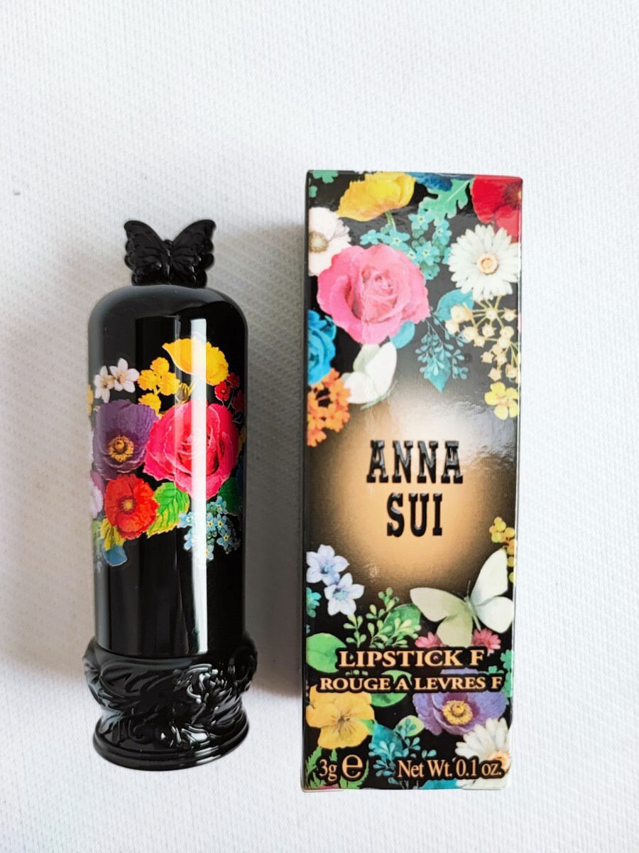ANNA SUI lipstick F F201 unused Anna Sui lipstick cosme LIPSTICK collection lip rouge cosmetics make-up (032117)