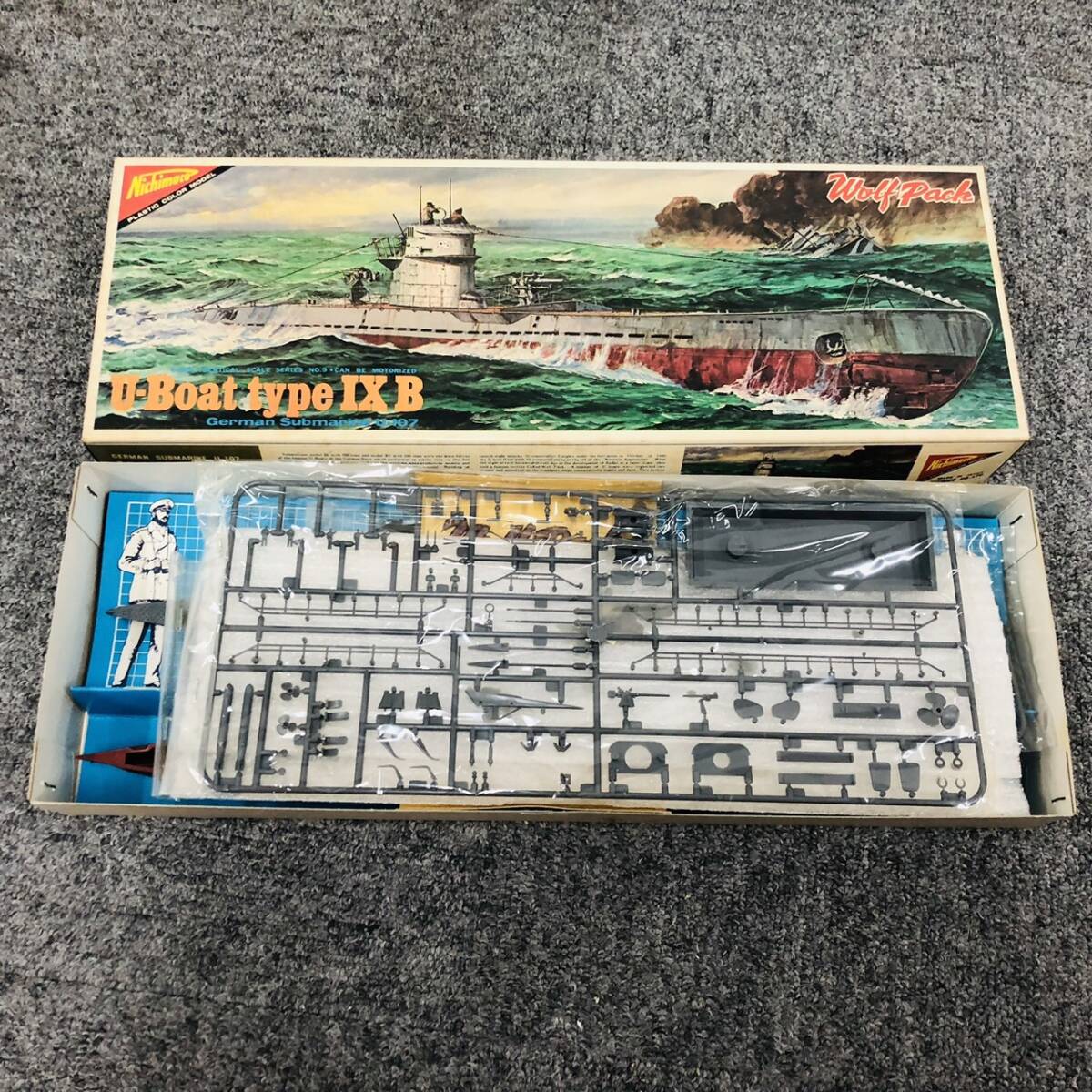 C254-Z1-1212 Nichimonichimo plastic model 3 point summarize box attaching 1:200 SCALE Germany navy . water .U boat U-107 U511 toy toy vehicle ②