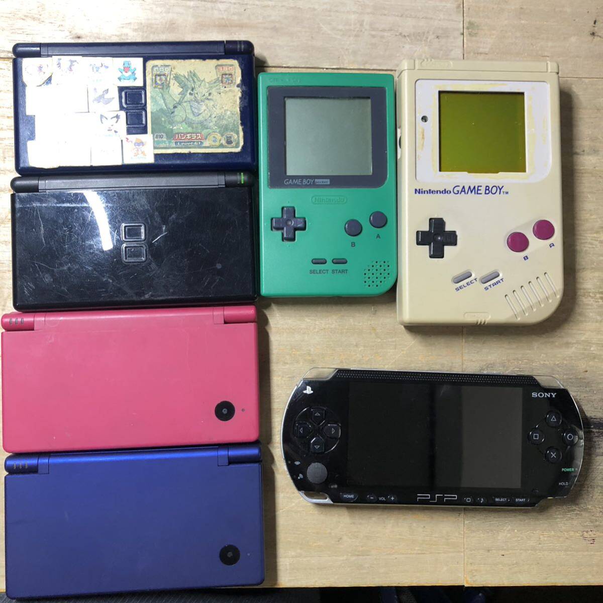 SONY PSP Nintendo ニンテンドー NINTENDO GAMEBOY ゲームボーイ 初代 ポケット ds lite i 本体 ジャンク まとめ セット 動作未確認_画像1