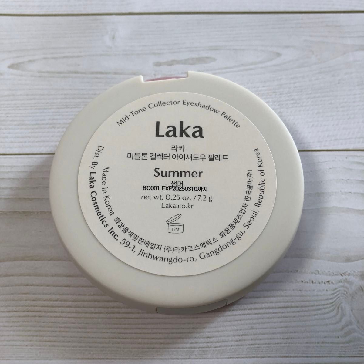 LAKA ラカ ミドルトーンコレクター アイシャドウパレット Summer 販売終了品