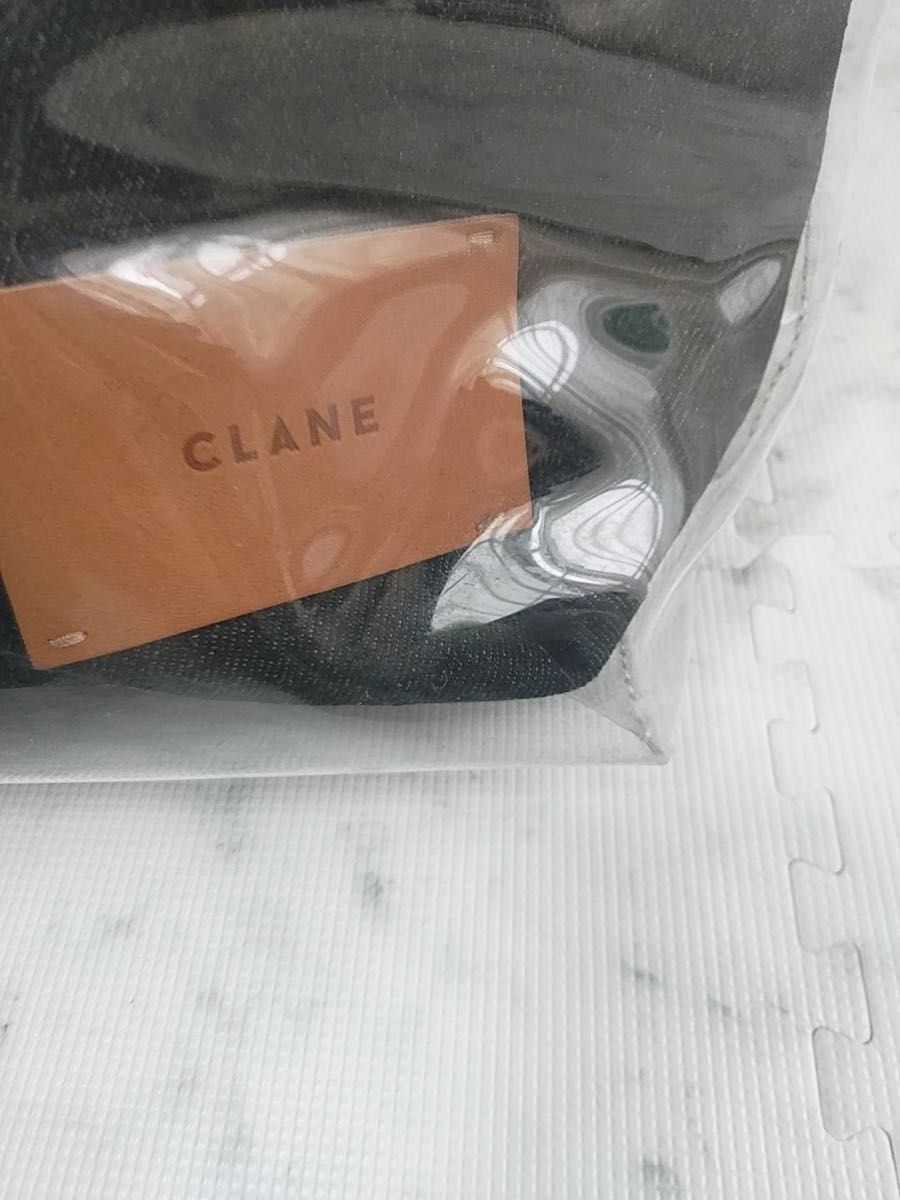 CLANE クラネ デニム ビニール トートバッグ 大容量