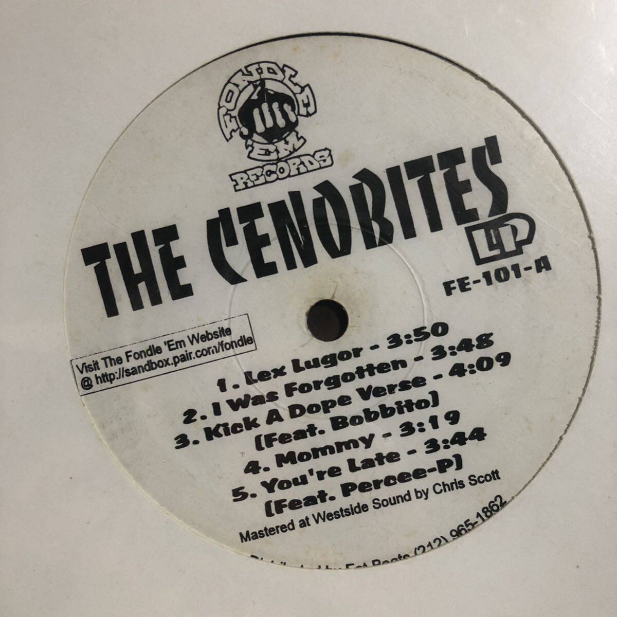 The Cenobites - The Cenobites LP Godfather Don Kool Keith BOBBITO FONDLE'EM Mf Doom Mf Grimm Arsonists Siah And Yeshua Dapo ED KMD_画像2