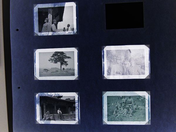 第二次大戦中実物 帝国陸軍 個人撮影 写真ネガ 中国戦線将校の画像8
