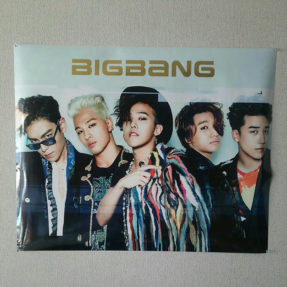 送料無料(^O^)中古・BIGBANG・両面ポスター・1枚_画像1