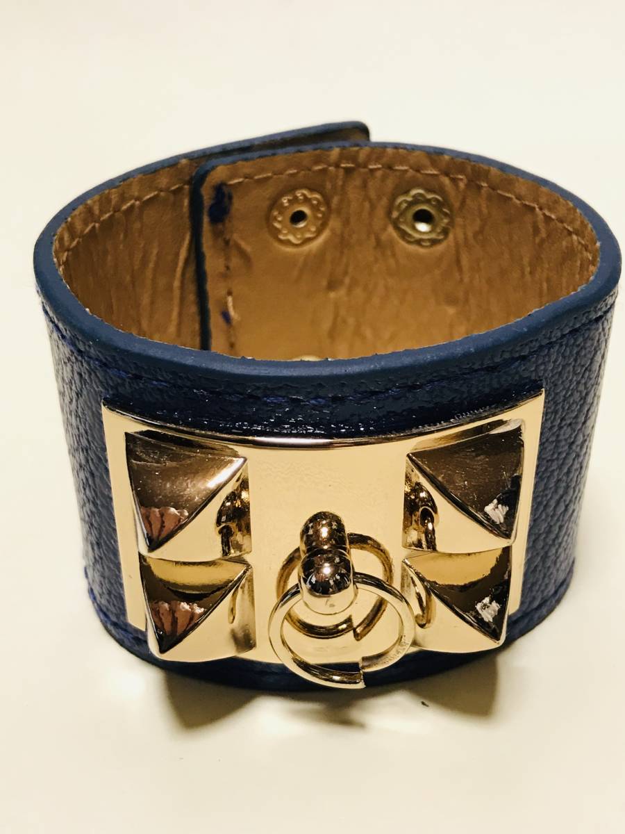 Синтетический кожаный браслет Navy Blue