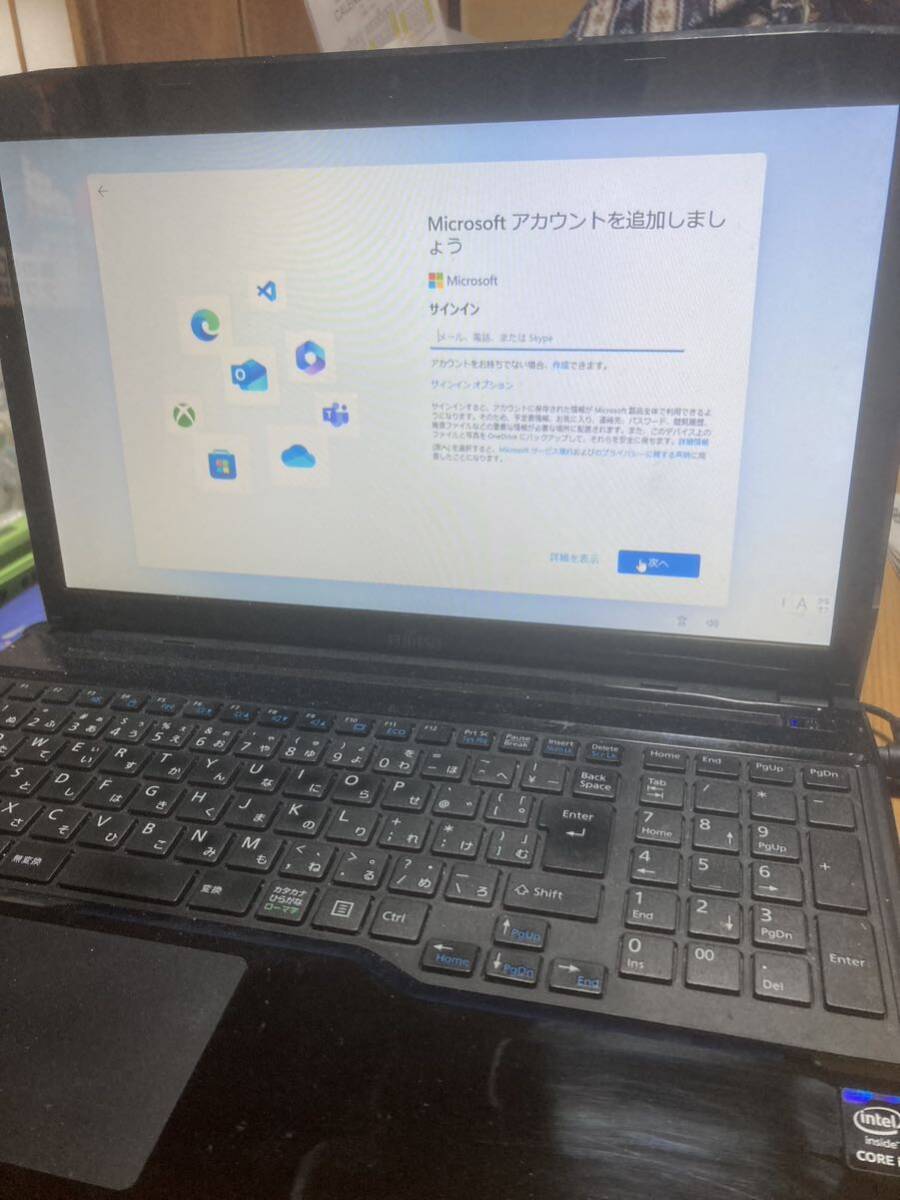 ★Core i7-4702MQ CPU/新品256GB SSD/8GBメモリ/Win11★富士通LIFEBOOK AH47/M シャイニーブラック★ の画像9