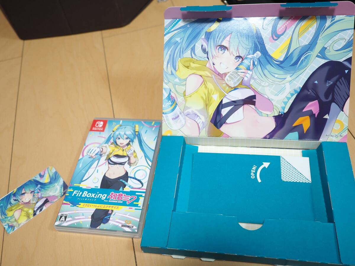 【Amazon限定BOX入り】Fit Boxing feat. 初音ミク ‐ミクといっしょにエクササイズ‐ オリジナル楽曲ダウンロードカード“SONOCA” 同梱) _画像2