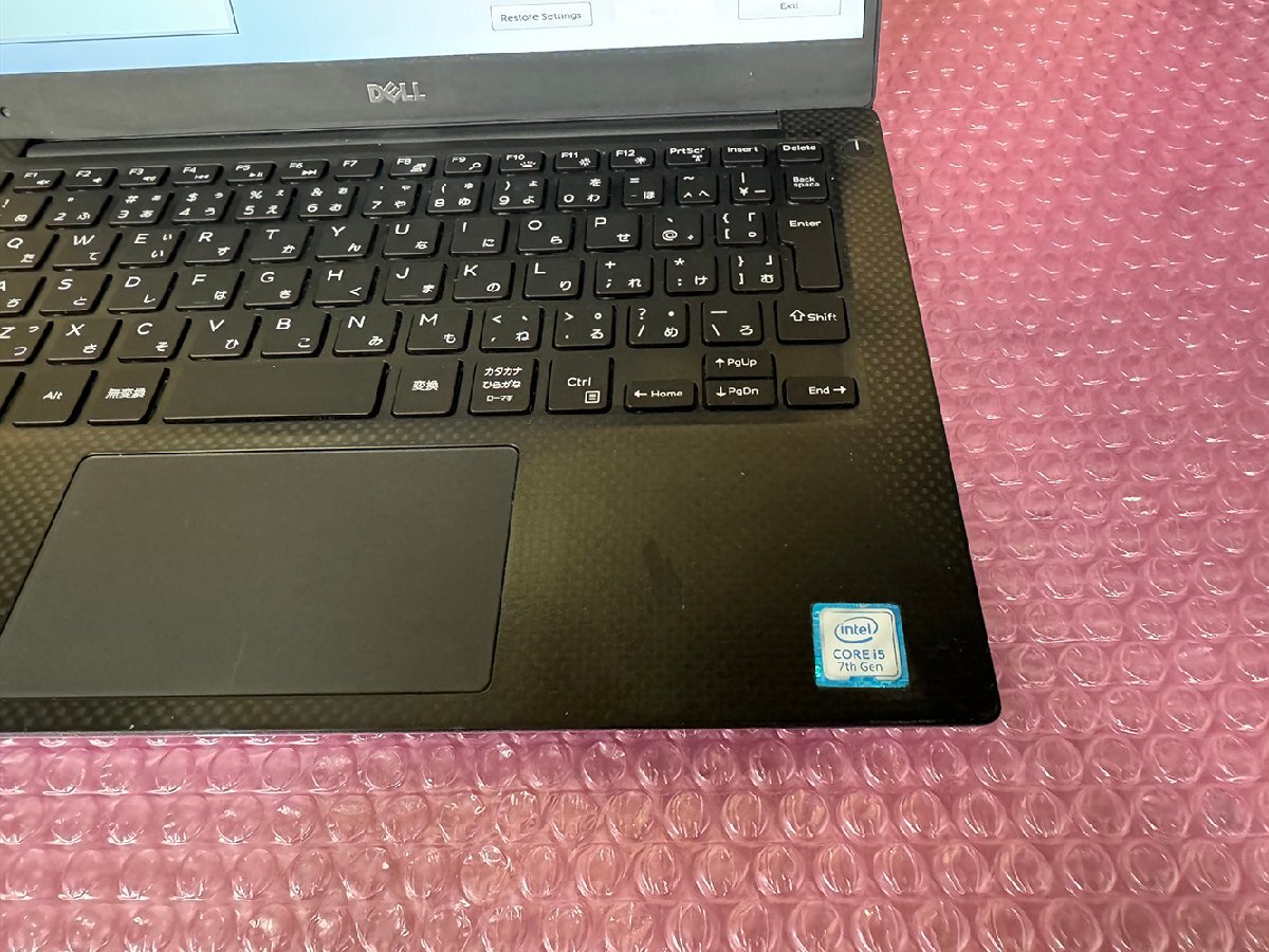 【ジャンク】Dell XPS 13 9360 第7世代 i5 BIOS起動確認のみ_画像6