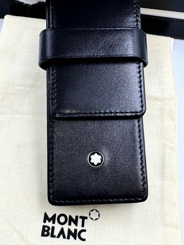 未使用品 MONTBLANC モンブラン ペンケース シエナ 2本用 未使用品 MONTBLANC モンブラン ペンケース シエナ 2本用