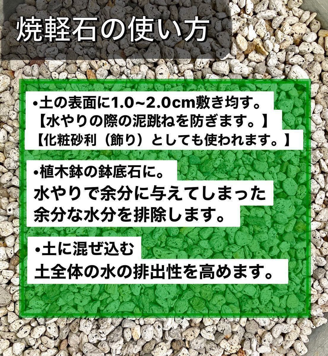 庭屋が薦める焼軽石 1リットル 小粒 多肉植物 サボテン 観葉植物 土 化粧砂利