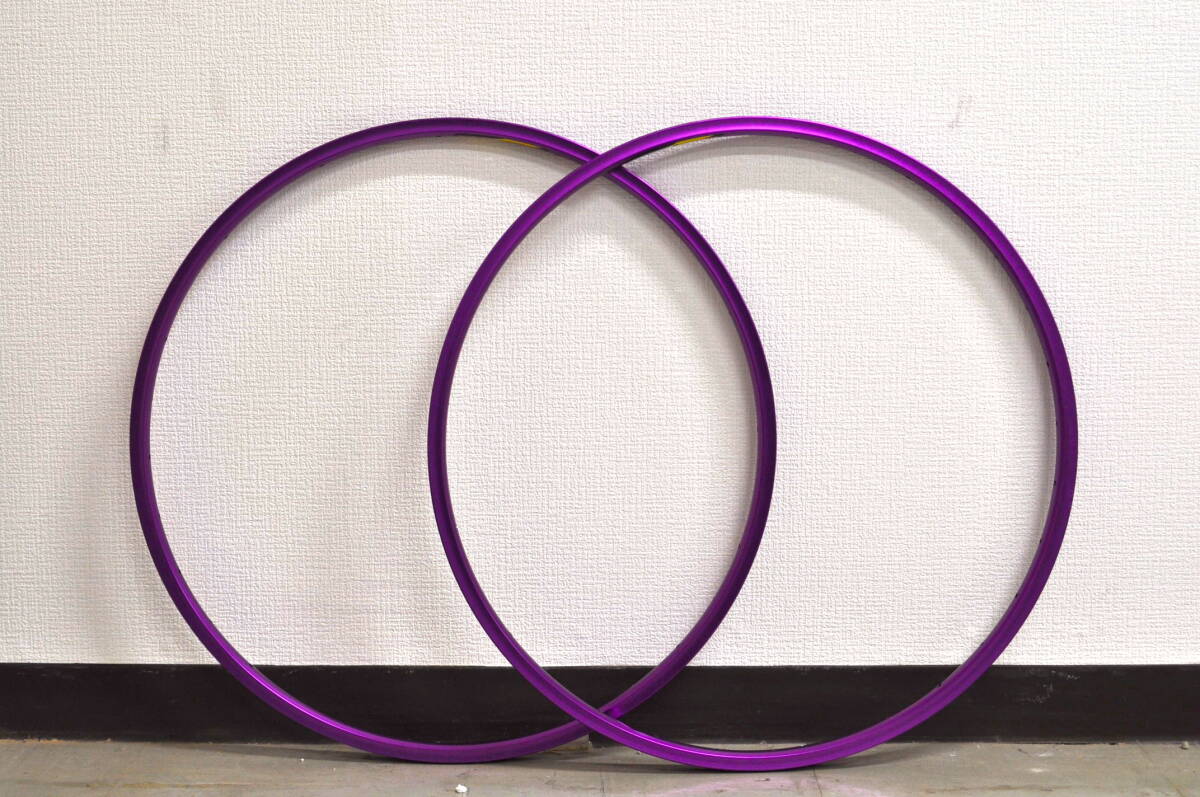 ARAYA/RM-17/RIM/RACING SPECIAL FOR MTB/26インチ/リム/32H/アラヤ/ビンテージ/手組み/ホイール/パープル/グラベル/クリスキング/ハブ