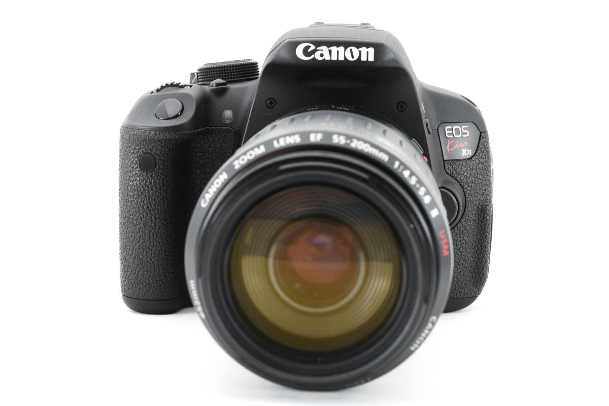 ■ ほぼ新品 ■ キャノン Canon EOS kiss X7i ダブルレンズセット ≪S数2012回≫ #MA16YO368DBの画像3