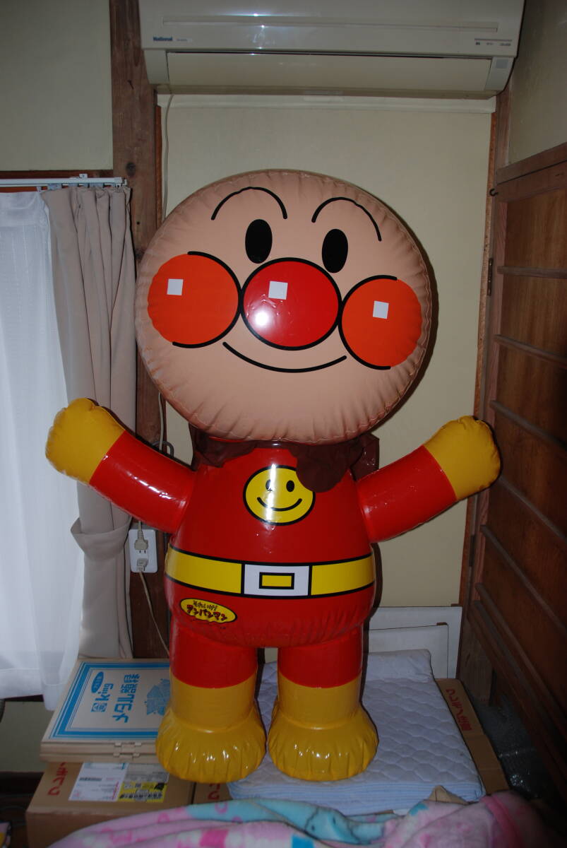  Anpanman * empty bi* vinyl doll * air entering * air vinyl (USED) with defect 