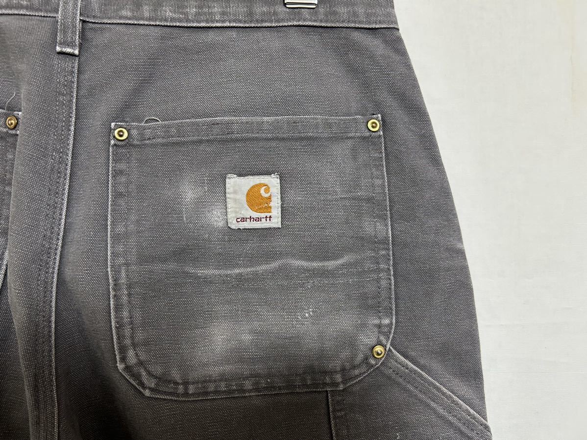 Carhartt カーハート ダブルニー ペインターパンツ ワークパンツ グレー size:W31 made in USA_画像5