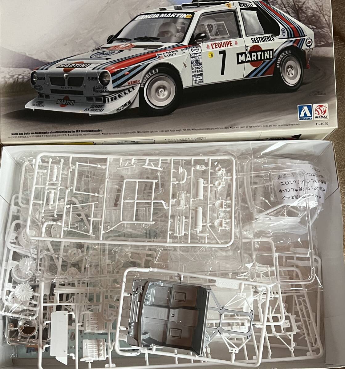 1/24 アオシマ　B-MAX ランチャ　デルタ　S4 お手付き品　WRC _画像2