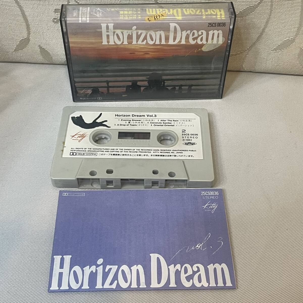 レア Horizon Dream Vol.3 カセットテープ 歌詞カード付 カリオカ 小林泉美 佐藤博 イミテーション シティポップの画像1