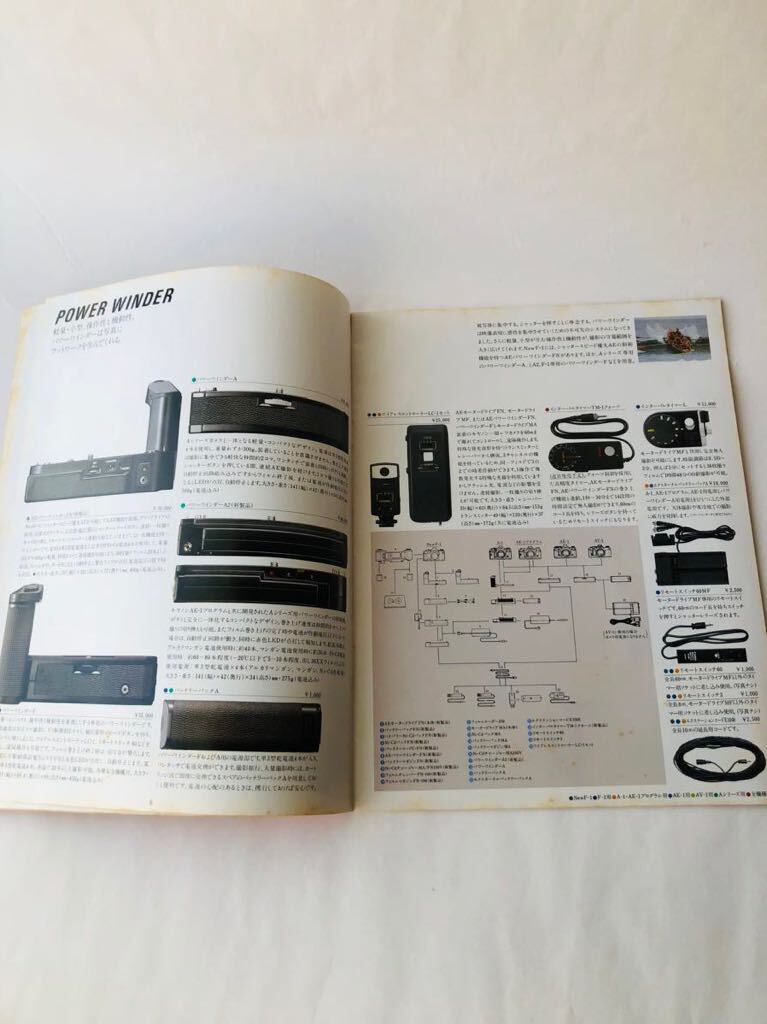 * 1981 year Canon single‐lens reflex accessory catalog /Canon Canon camera Showa Retro booklet enterprise advertisement 36