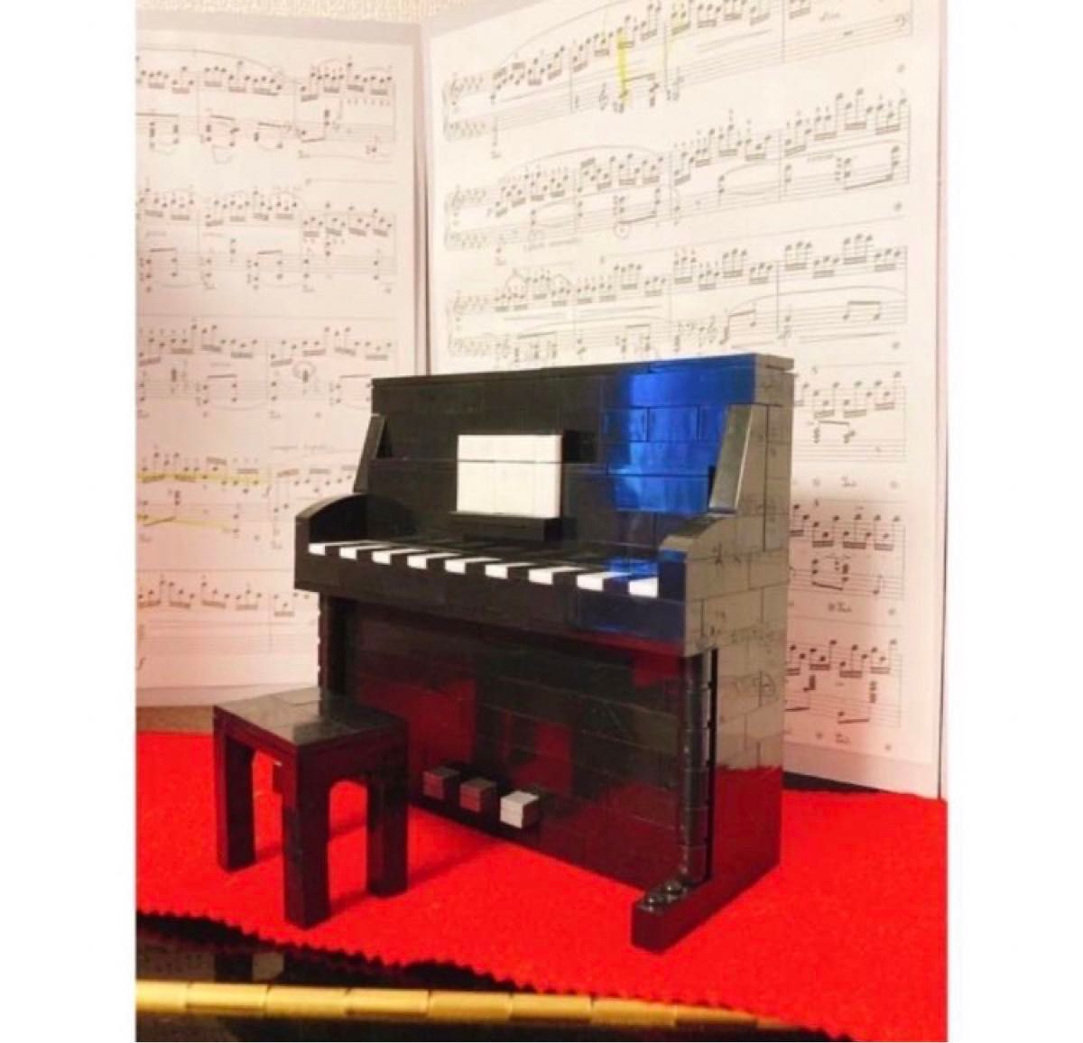 レゴ互換　激レア　アップライトピアノ　ピアノ　レゴ　音楽