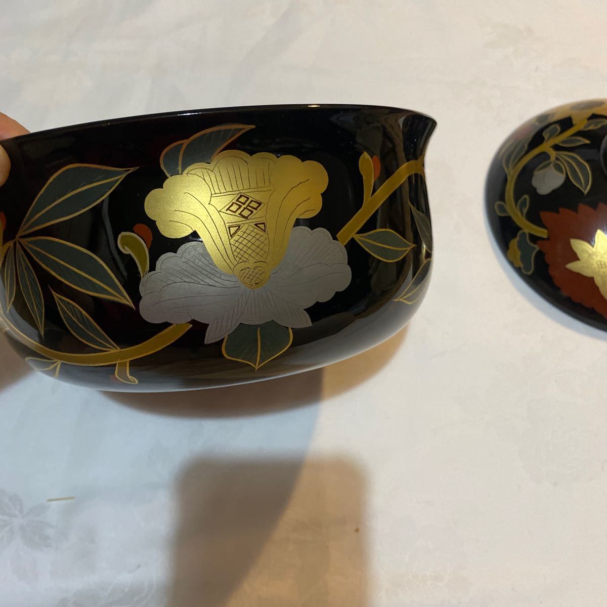 象彦　喰篭　九代　西村彦兵衛　菓子器　茶道具 蒔絵 漆器 漆芸 京都　長寛写　検索　棗 輪島塗 骨董 吸物椀 古美術 骨董　伝統工芸_画像3