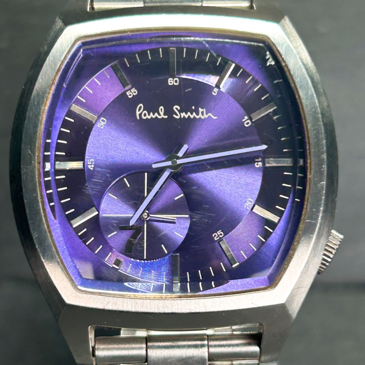 Paul Smith ポールスミス 1045-T001467 腕時計 クオーツ アナログ スモールセコンド ステンレススチール 新品電池交換済み 動作確認済みの画像3