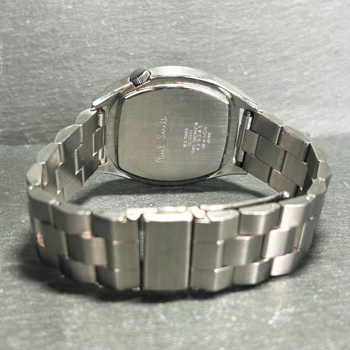 Paul Smith ポールスミス 1045-T001467 腕時計 クオーツ アナログ スモールセコンド ステンレススチール 新品電池交換済み 動作確認済みの画像6