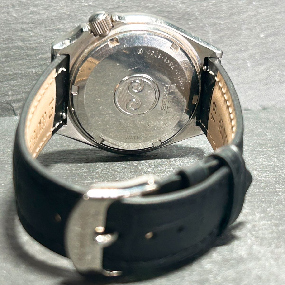 1979年製 SEIKO セイコー SilverWave シルバーウェーブ 7545-8020 腕時計 クオーツ アナログ 3針 カレンダー 亀戸製 ステンレススチール_画像6