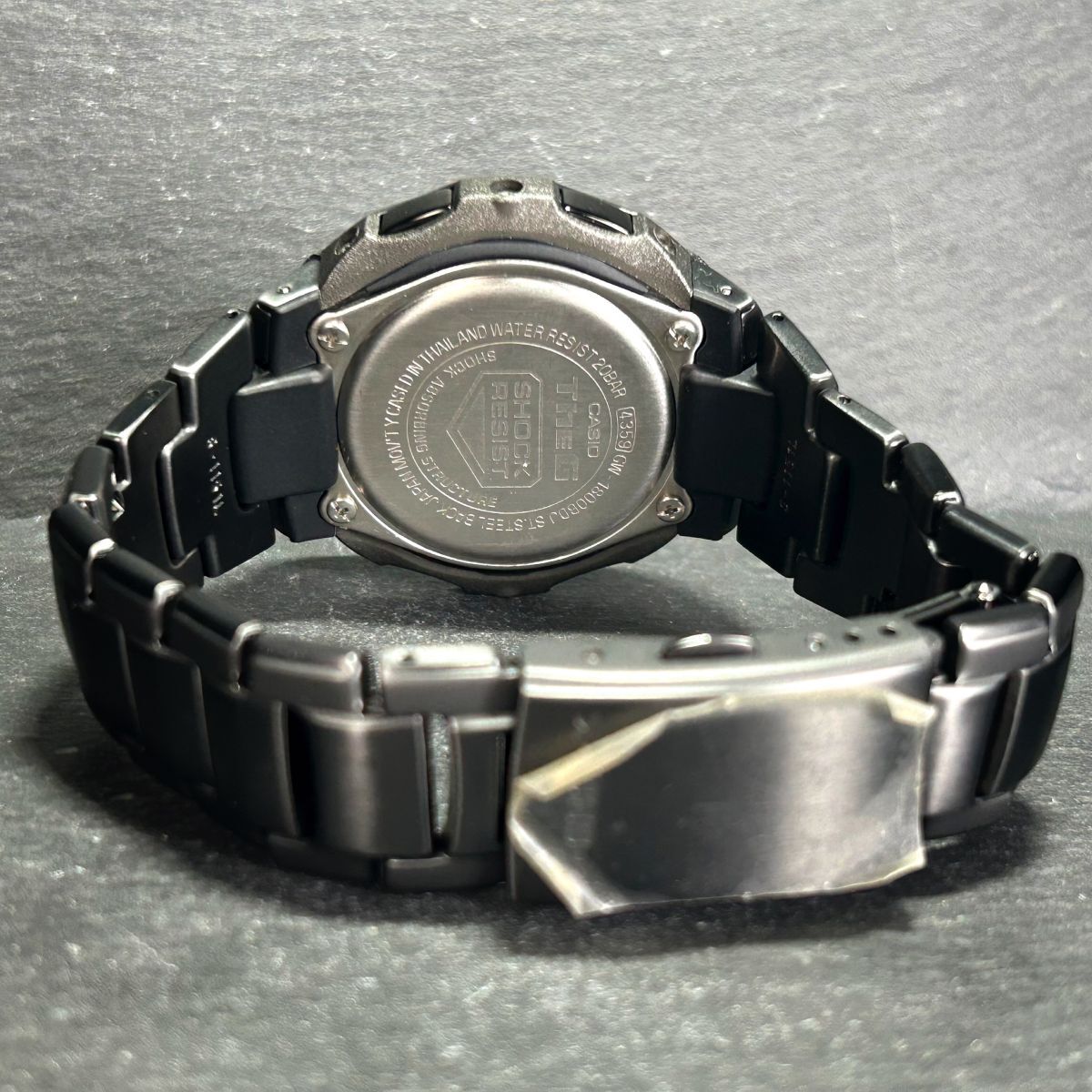 新品 CASIO カシオ G-SHOCK ジーショック The G ブラックフォース GW-1800BDJ-1A2 腕時計 タフソーラー 電波時計 アナデジ 多機能 メンズ_画像7