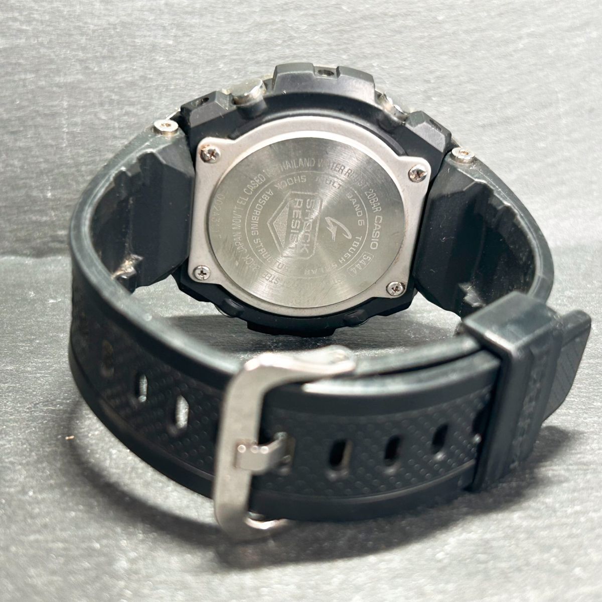 CASIO カシオ G-SHOCK ジーショック G-STEEL ジースチール GST-W110-1A 腕時計 タフソーラー 電波時計 アナデジ ステンレススチール メンズの画像7